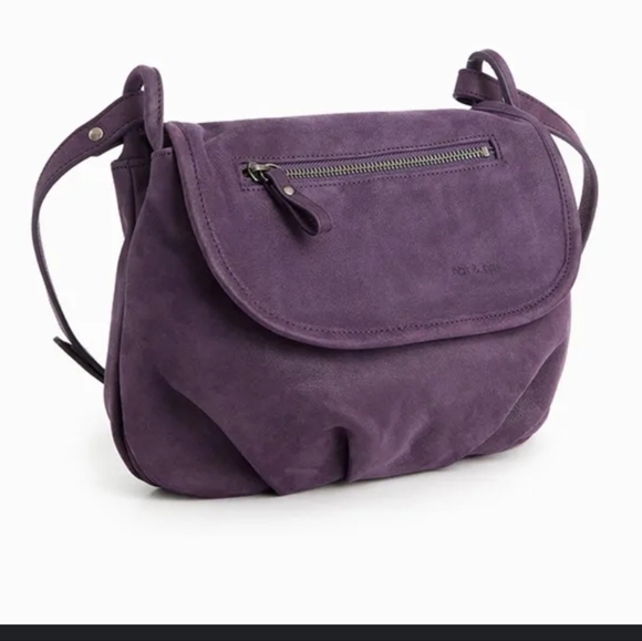 Antonio Melani Women's Purple Messenger Bag - Picture 1 of 8